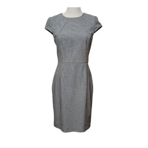 H&M Size 6 / Medium Knee Length Herringbone Bodycon Office Dress